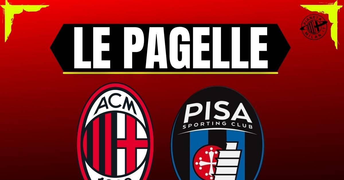 Pagelle Milan Pisa 2 2: Athekame salva tutto, Ricci e De Winter male Pagelle Milan Pisa 2 2: Athekame salva tutto, Ricci e De Winter male