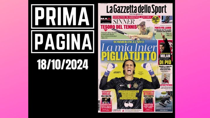Prima pagina Gazzetta dello Sport: Milan, squadra a rapporto da Fonseca