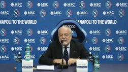 De Laurentiis: “Ho portato il Napoli davanti alla Juve senza imbrogliare”