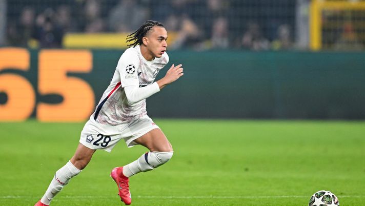 Lille-PSG, la gioia di Kylian Mbappe in tribuna dopo il gol del fratello Ethan - immagine 1