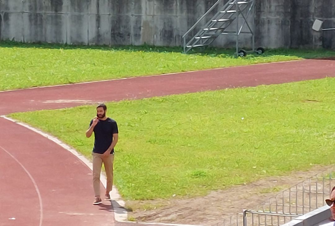 Il club manager azzurro fa le veci del DS questa mattina al campo di Carciato
