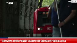 VIDEO/ Euro 2024, treno prevede risultati Georgia-Repubblica Ceca