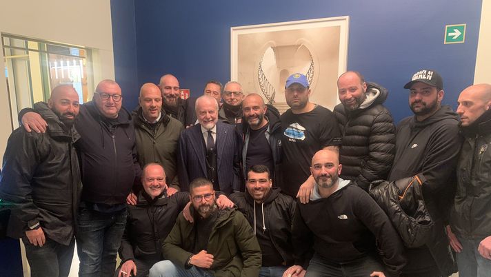 Dimaro, incontro De Laurentiis-ultras: apprezzata un’iniziativa del presidente de laurentiis ultras