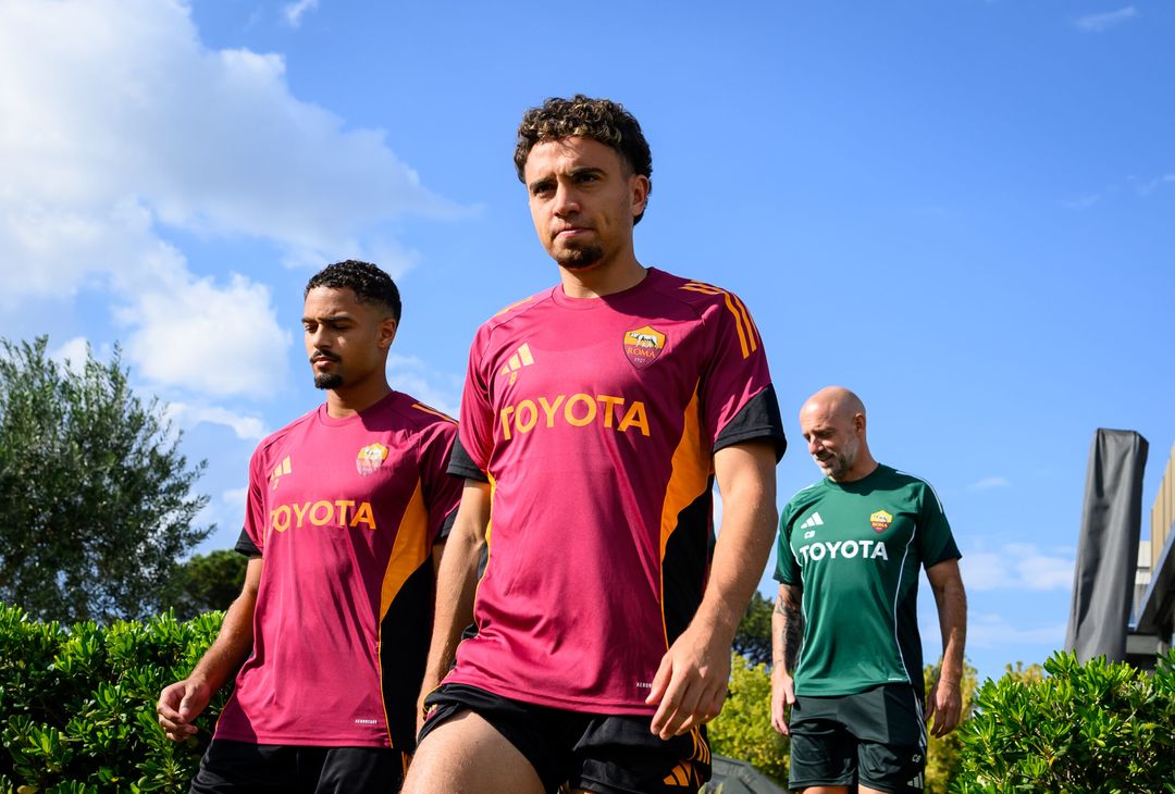 Trigoria, la rifinitura alla vigilia di Roma-Lille – FOTO GALLERY - immagine 21