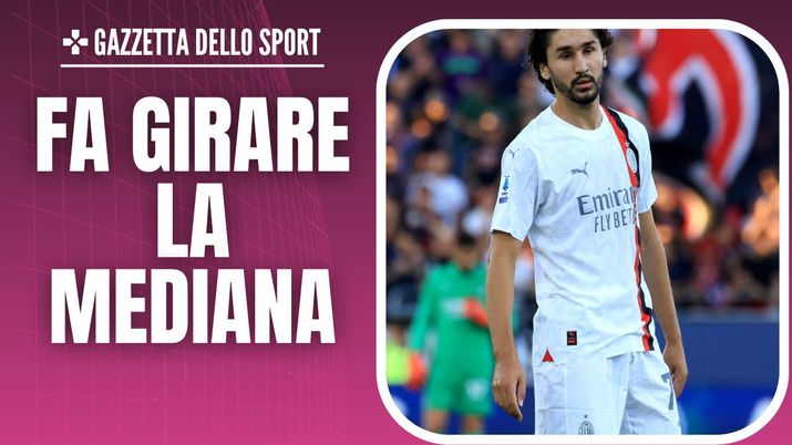 Yacine Adli AC Milan Cagliari-Milan 1-3 Serie A 2023-2024