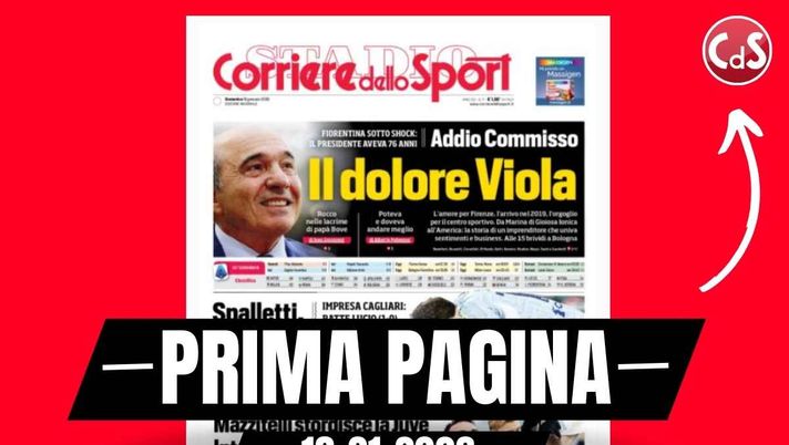 Prima pagina Corriere dello Sport: 'Milan-Lecce, Allegri può tornare a -3
