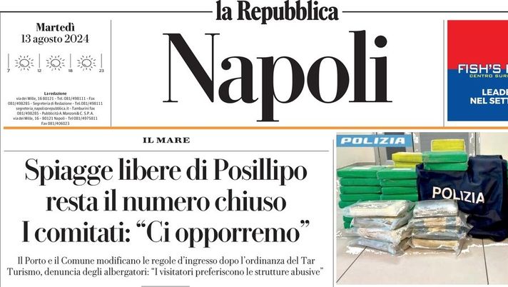 PRIMA PAGINA LA REPUBBLICA ED. NAPOLI OGGI: “OSIMHEN RESTA ANCORA UN INTRIGO” - immagine 1