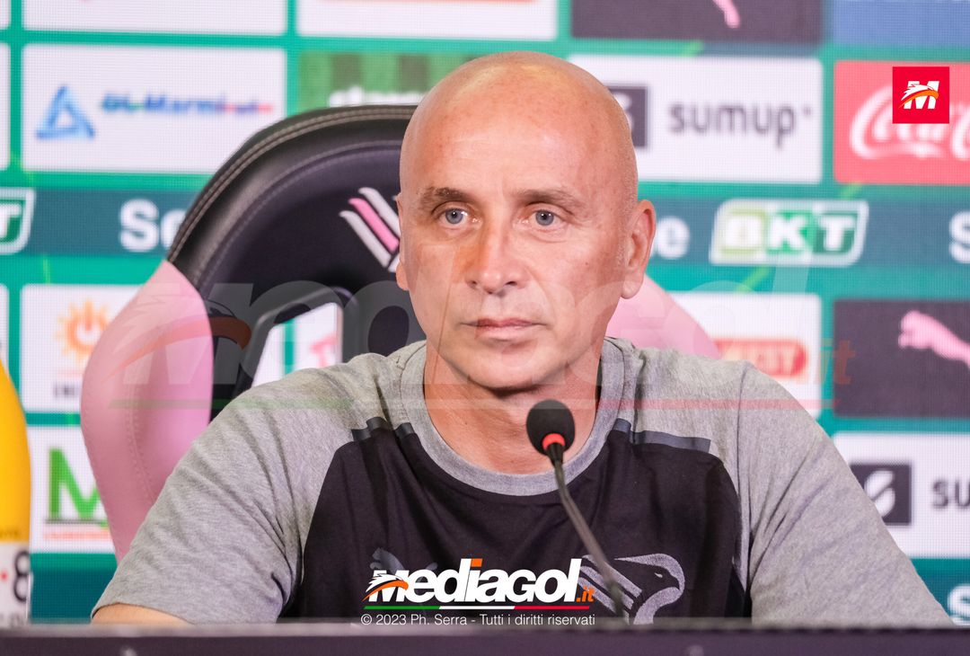 FOTO PALERMO, verso il Brescia: Eugenio Corini in sala stampa (GALLERY) - immagine 16