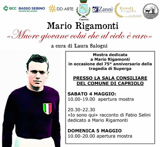 La mostra dedicata a Rigamonti per l’anniversario del Grande Torino: tutte le info- immagine 3