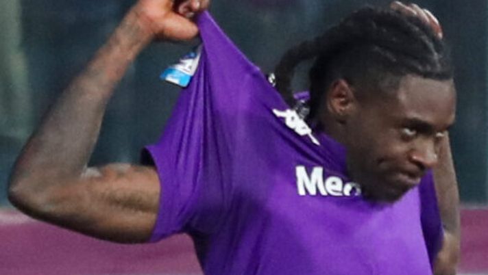 GERMOGLI PH: 6 FEBBRAIO 2025 FIRENZE STADIO ARTEMIO FRANCHI SERIE A FIORENTINA VS INTER NELLA FOTO ESULTANZA Kean