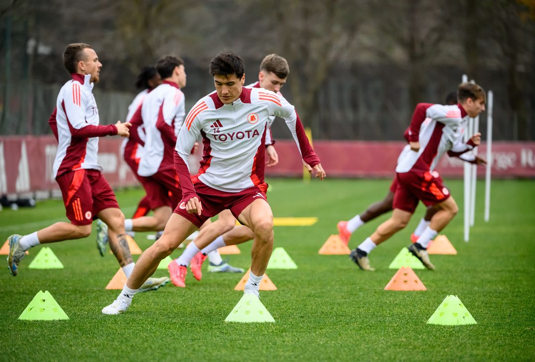 Roma, l’allenamento a due giorni dal derby – FOTOGALLERY - immagine 6