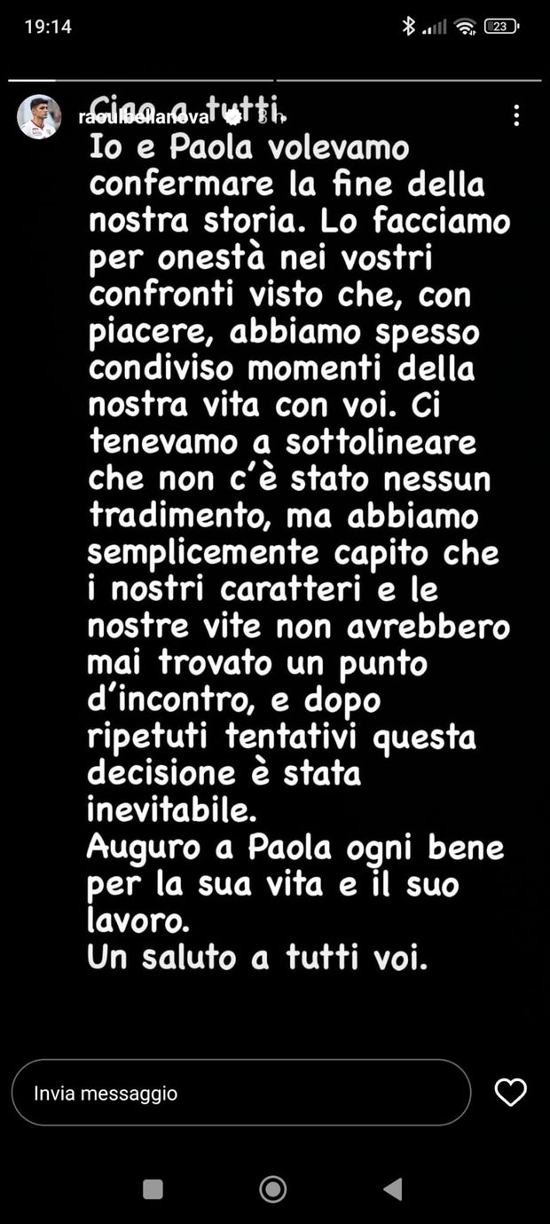 Finisce la relazione tra Bellanova e Paola Di Benedetto. L’annuncio social- immagine 2