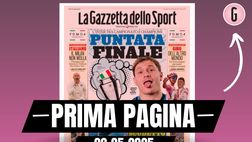 Prima pagina Gazzetta dello Sport: Italiano, il Milan non molla