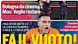 EDICOLA / CdS: Fa il vuoto. Fuga Inter a +4 sulla Juve con Lautaro e Thuram