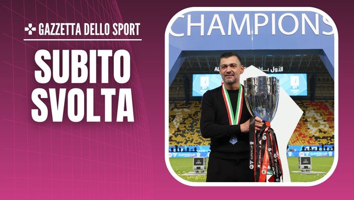 Sergio Conceicao AC Milan derby Inter-Milan 2-3 Supercoppa Italiana