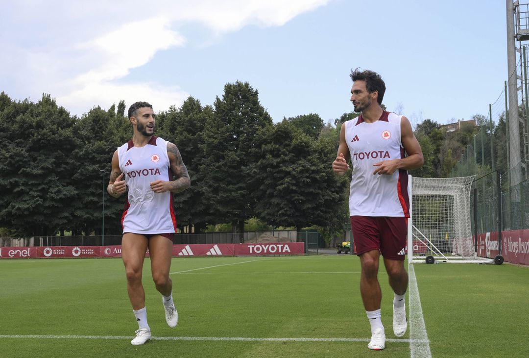 Roma, allenamento a Trigoria senza i nazionali – FOTO GALLERY - immagine 13