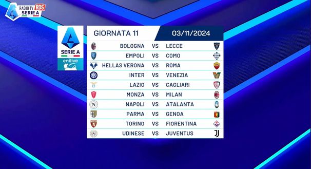 Serie A 24-25, il calendario completo: da Inter-Milan alla Juve, tutte le giornate - immagine 29