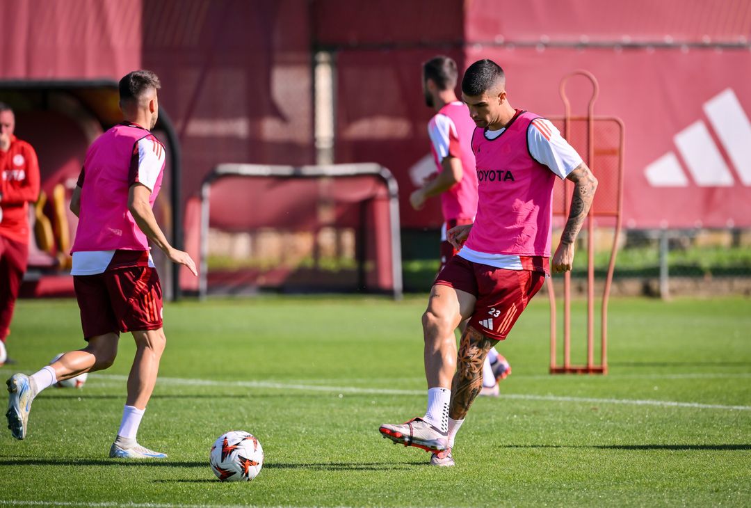 Trigoria, la rifinitura alla vigilia della gara contro l’Union SG – FOTO GALLERY - immagine 2