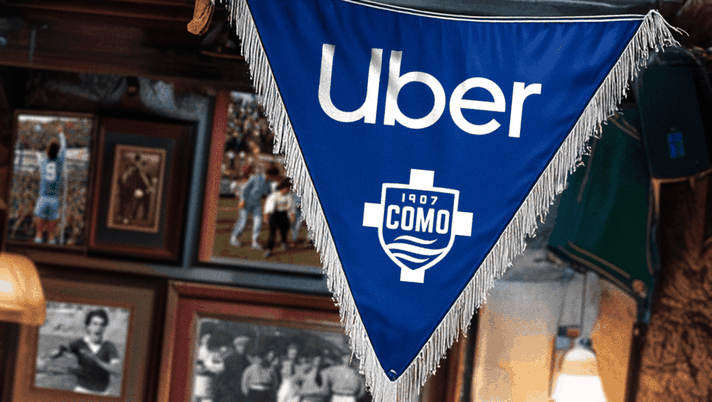 Como, Uber è il nuovo sponsor di maglia della squadra