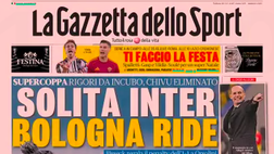 Impresa del Bologna a Riyad: le prime pagine dei giornali