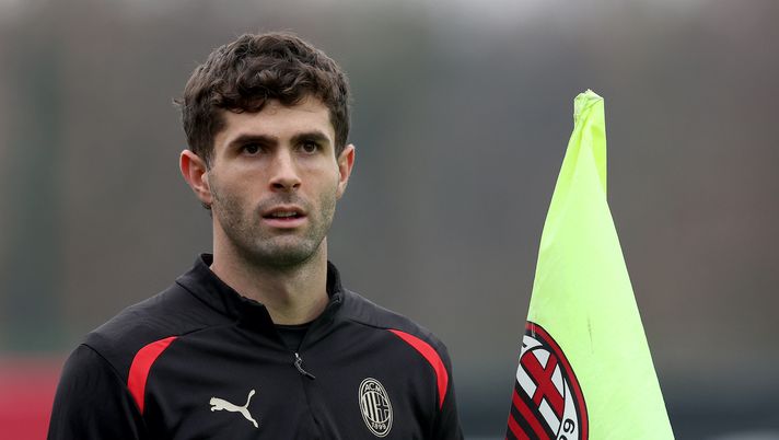 Christian Pulisic AC Milan allenamento Milanello