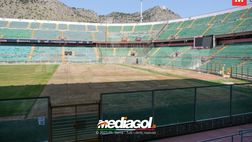 Palermo, via ai lavori per la risemina del prato del “Renzo Barbera” dopo Vasco Rossi