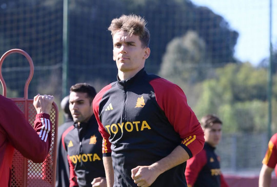 Roma, la rifinitura alla vigilia del match con lo Slavia – FOTO GALLERY - immagine 43