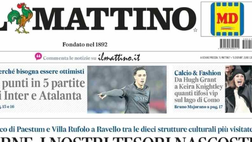 PRIMA PAGINA IL MATTINO OGGI: “Altro che crisi: 9 punti in 5 partite”