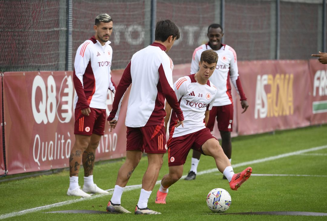 Roma, l’allenamento a due giorni dalla Fiorentina – FOTO GALLERY - immagine 4