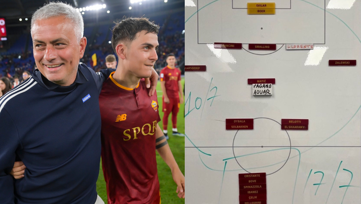 Mourinho studia la nuova Roma: la certezza è la difesa a 3. Poi il messaggio a Dybala - immagine 1