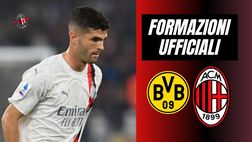 Borussia Dortmund-Milan, le formazioni ufficiali: davanti l’ex Pulisic