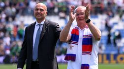 Brividi all’Unipol Domus, le squadre dedicano un lungo applauso a Ranieri