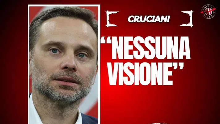 Cruciani duro: 'Al Milan nessuna visione, solo giochi di potere'