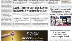 Il Napoli sui media: le prime pagine dei quotidiani di oggi