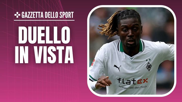 Manu Koné (centrocampista Borussia Mönchengladbach), obiettivo di calciomercato del Milan | AC Milan News (Getty Images) Manu Koné Borussia Mönchengladbach Calciomercato AC Milan