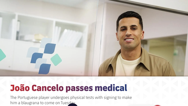 Cancelo è a Barcellona, visite superate: domani la firma e la presentazione - immagine 1