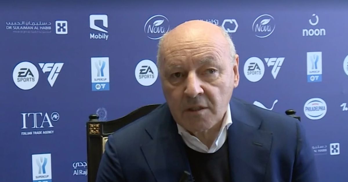 Inter CEO Beppe Marotta speaks on Super Cup final and upcoming matches: “We want to be protagonists”