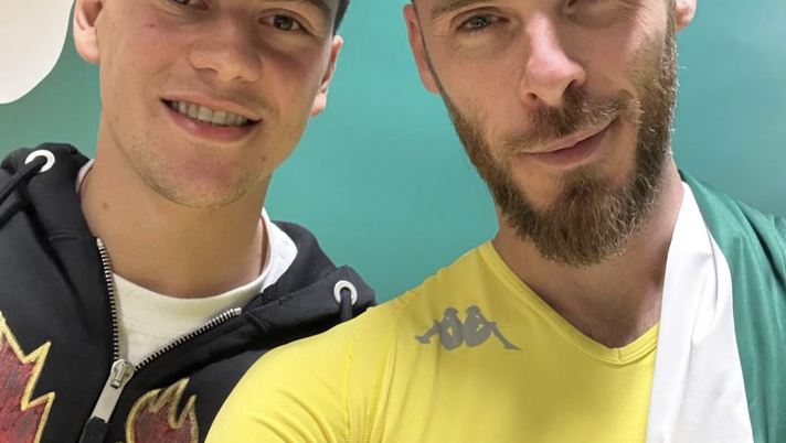 FOTO – De Gea, ad Atene ritrova un vecchio “amico” - immagine 1
