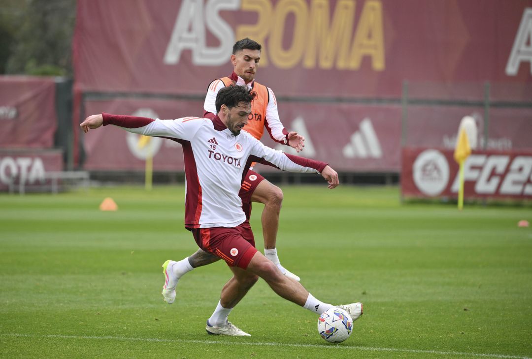 Trigoria, continua la preparazione in vista del Lecce – FOTO GALLERY - immagine 5