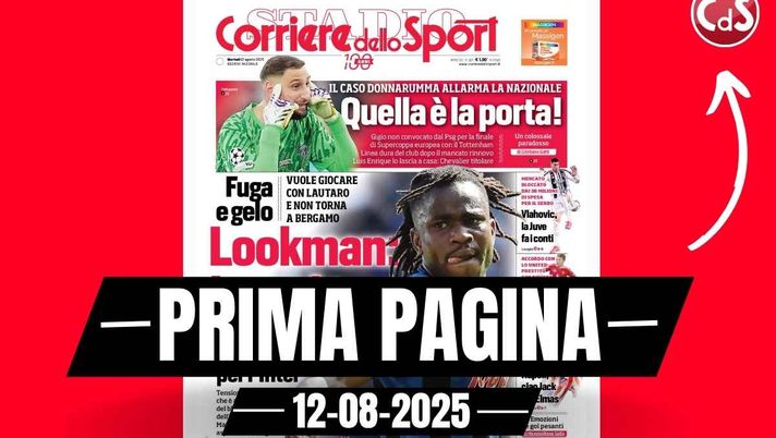 Prima pagina Corriere dello Sport: 'Il Milan prenota Hojlund'