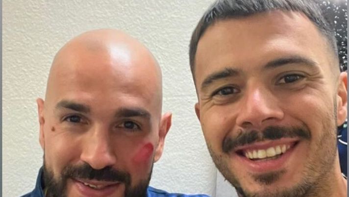 FOTO – Saponara e Venuti: un selfie tutto a tinte viola - immagine 1