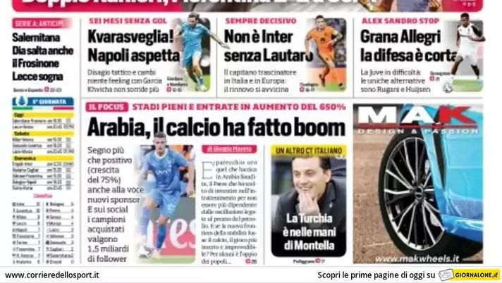 EDICOLA / CdS: Non è Inter senza Lautaro. Il capitano trascina: rinnovo più vicino - immagine 1