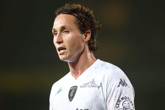 LECCE, ITALIA - 08 NOVEMBRE: Nicolas Haas dell'Empoli durante la partita di Serie A tra Lecce ed Empoli allo Stadio Via del Mare l'08 novembre 2024 a Lecce, Italia. (Foto di Maurizio Lagana/Getty Images) Empoli, D’Aversa: “Volontà e determinazione per fare risultato contro una squadra forte”- immagine 3