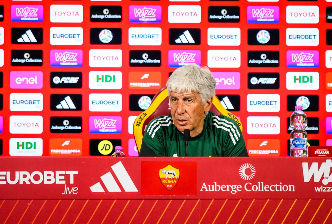 Bologna-Roma, la conferenza stampa di Gian Piero Gasperini – FOTO GALLERY - immagine 5