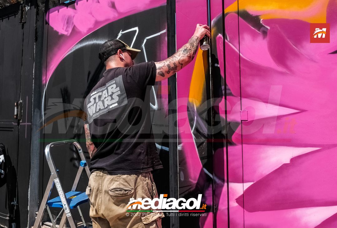 FOTO: I nuovi murales dello stadio ‘Renzo Barbera’ di Palermo (Gallery) - immagine 17