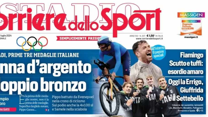 PRIMA PAGINA CORRIERE DELLO SPORT OGGI: “Napoli, Gilmour ad un passo” - immagine 1
