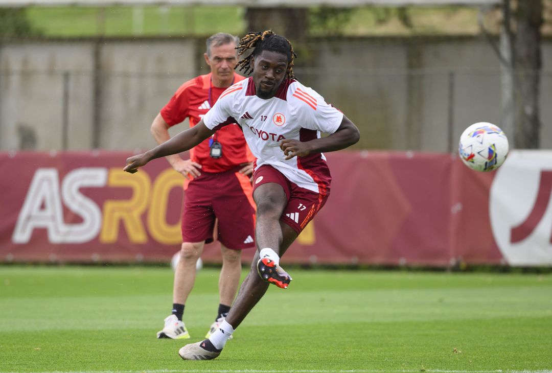 Trigoria, l’allenamento a tre giorni dalla gara con il Torino – FOTO GALLERY - immagine 17