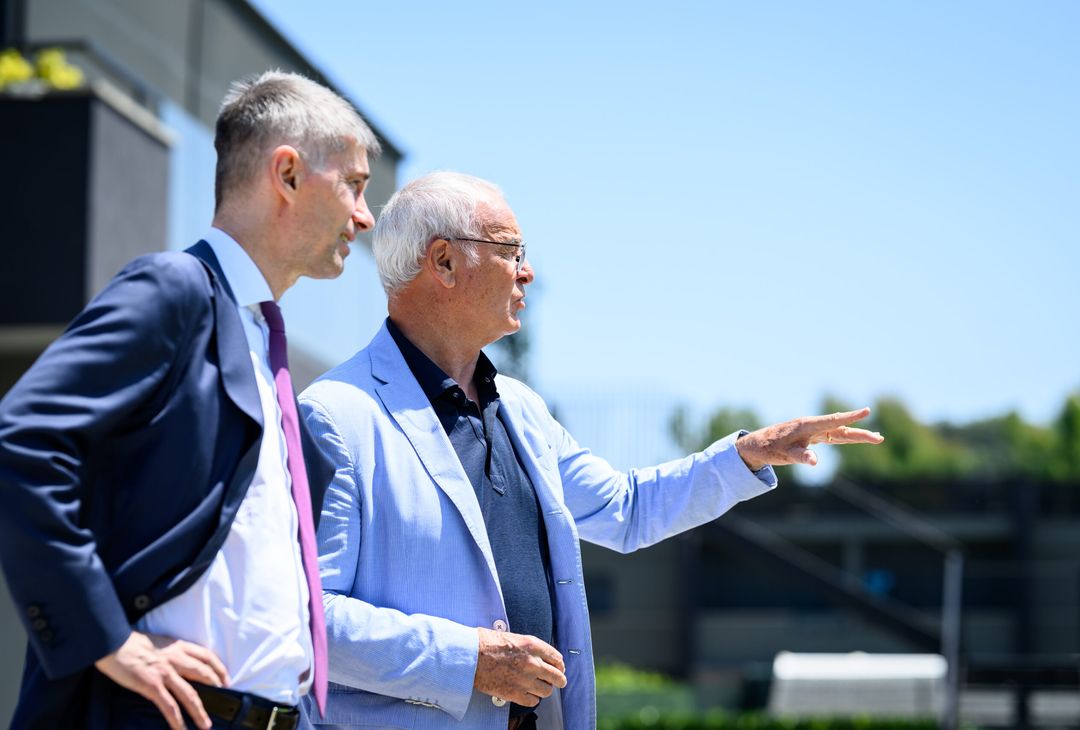 Trigoria, il primo giorno di Massara in compagnia di Ranieri – FOTO GALLERY - immagine 4