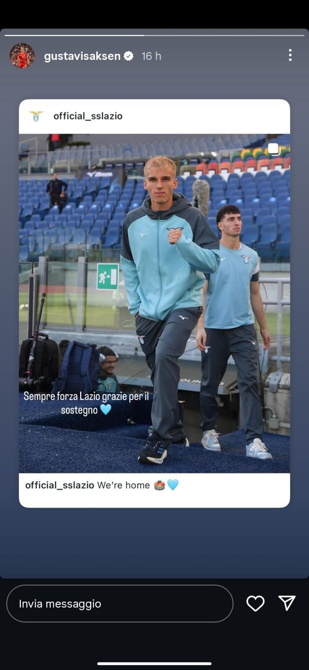 Lazio, Isaksen ringrazia i tifosi: “Il vostro sostegno…” – FOTO- immagine 2