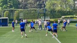 VIDEO FCIN1908 / Vigilia Barcellona-Inter: momento torello ad Appiano